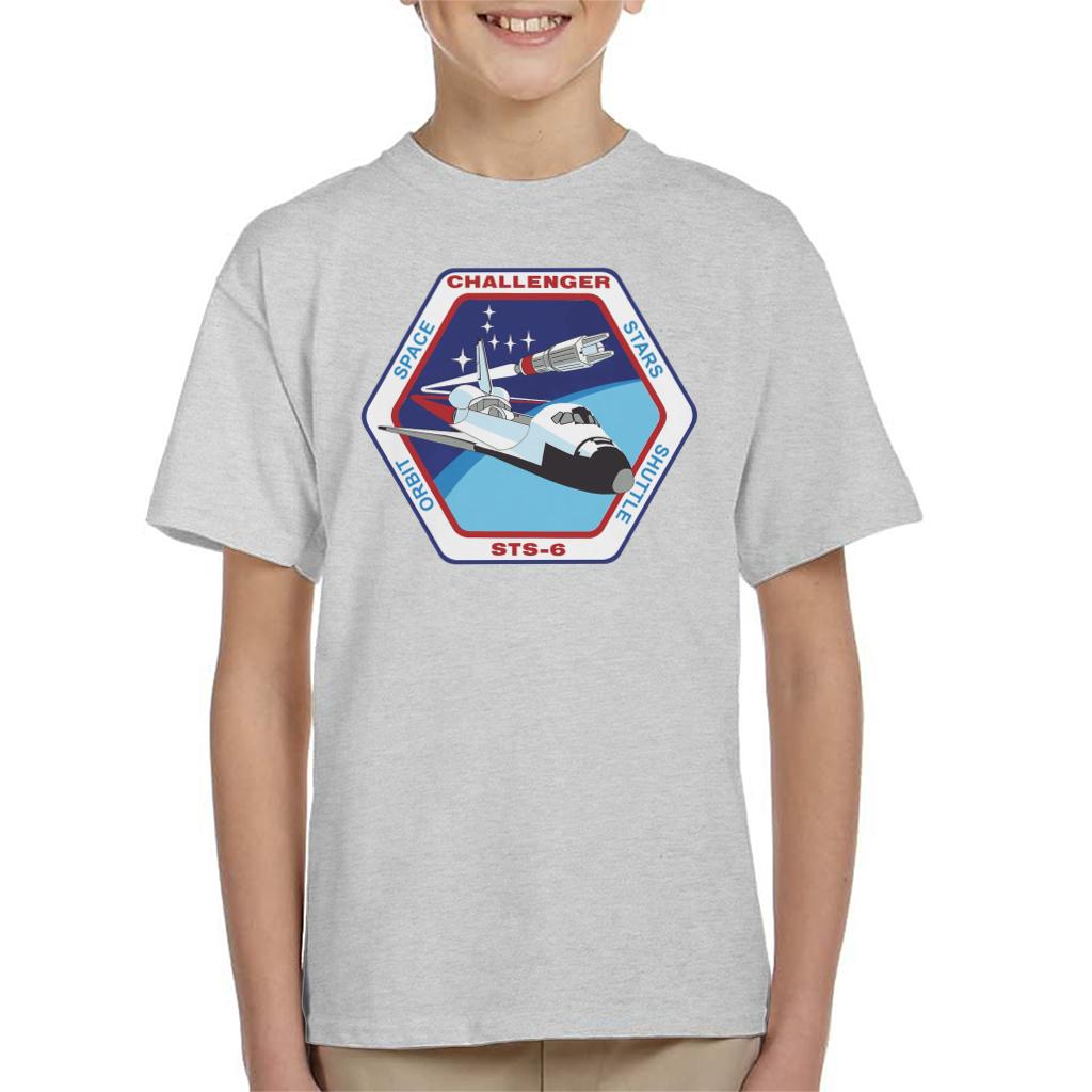 NASA STS 6 Space Shuttle Challenger Mission Patch Kids T-Shirt-ALL + EVERY