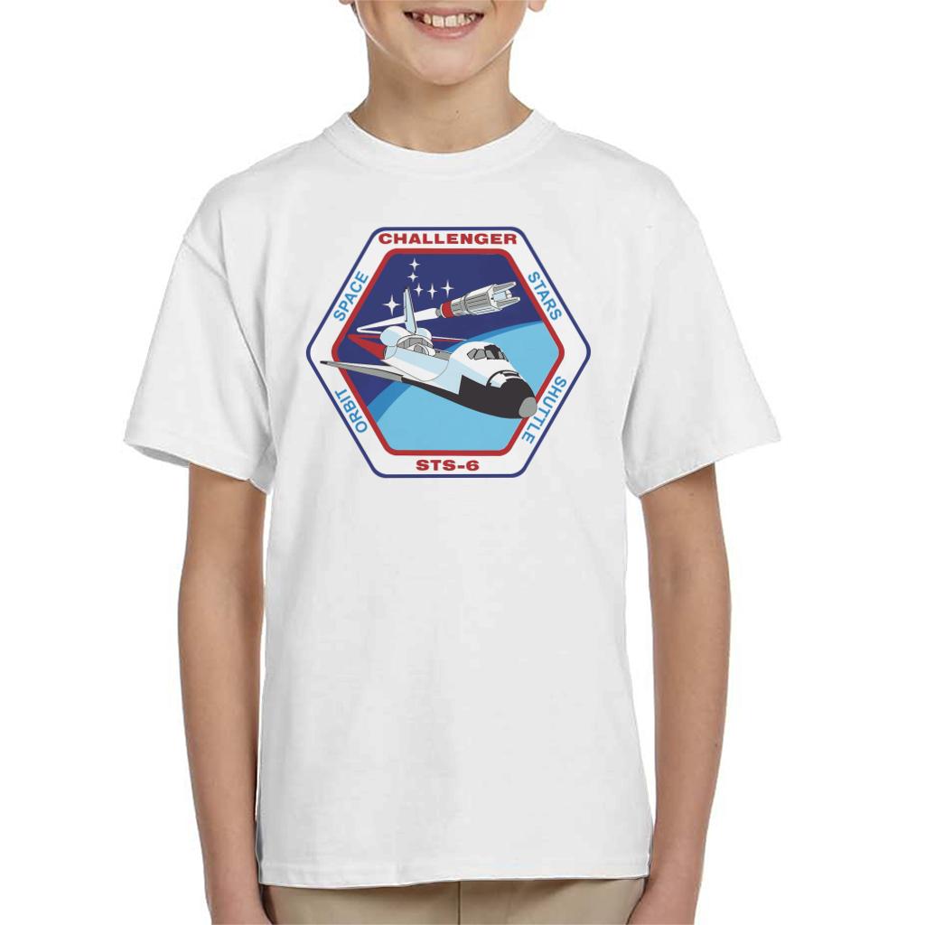 NASA STS 6 Space Shuttle Challenger Mission Patch Kids T-Shirt-ALL + EVERY