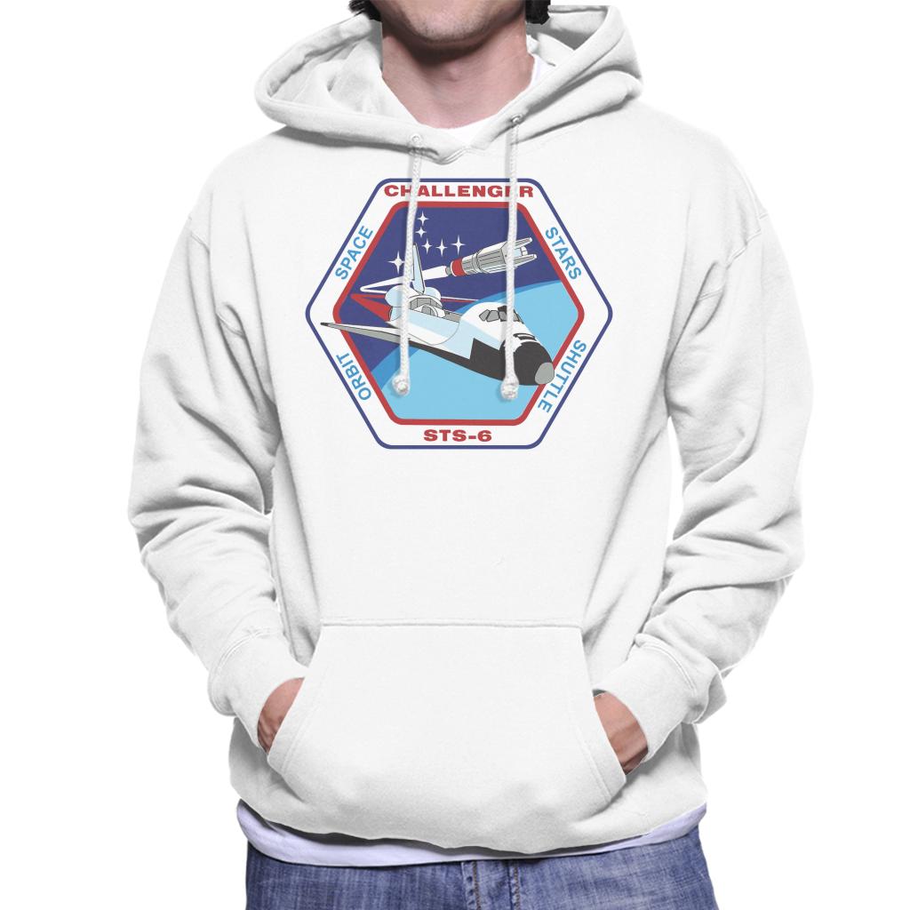 NASA STS 6 Space Shuttle Challenger Mission Patch Men's Hooded Sweatshirt-ALL + EVERY