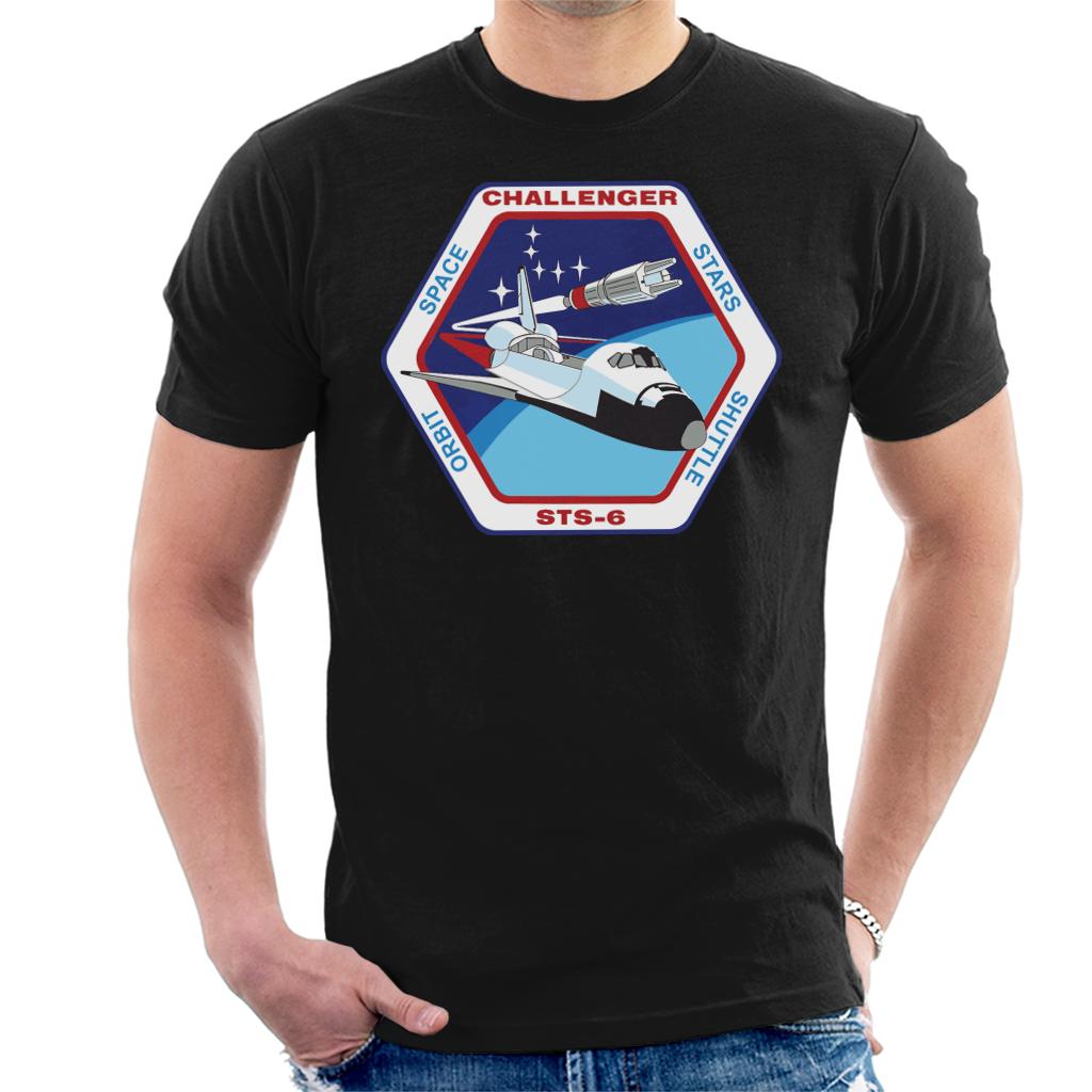 NASA STS 6 Space Shuttle Challenger Mission Patch Men's T-Shirt