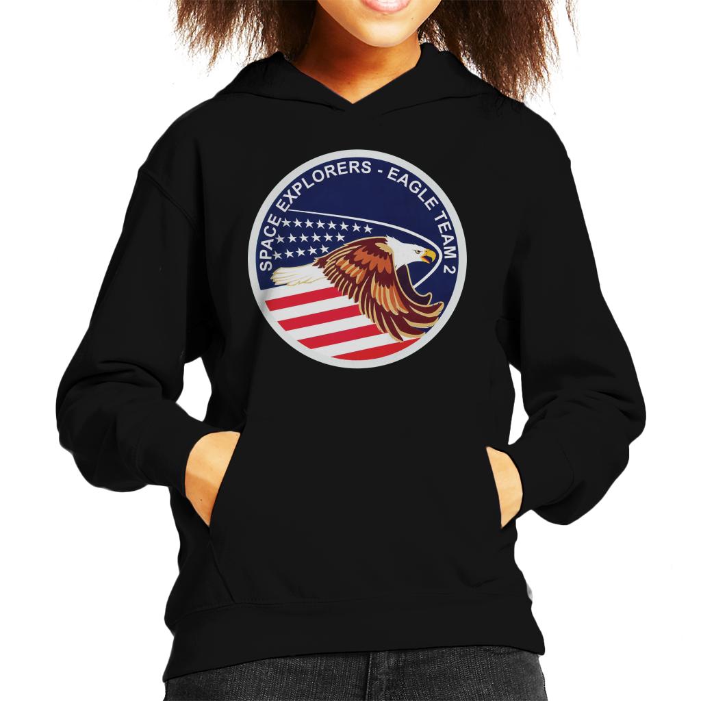 NASA STS 51I Space Shuttle Discovery Mission Patch Kids Hooded Sweatshirt-ALL + EVERY