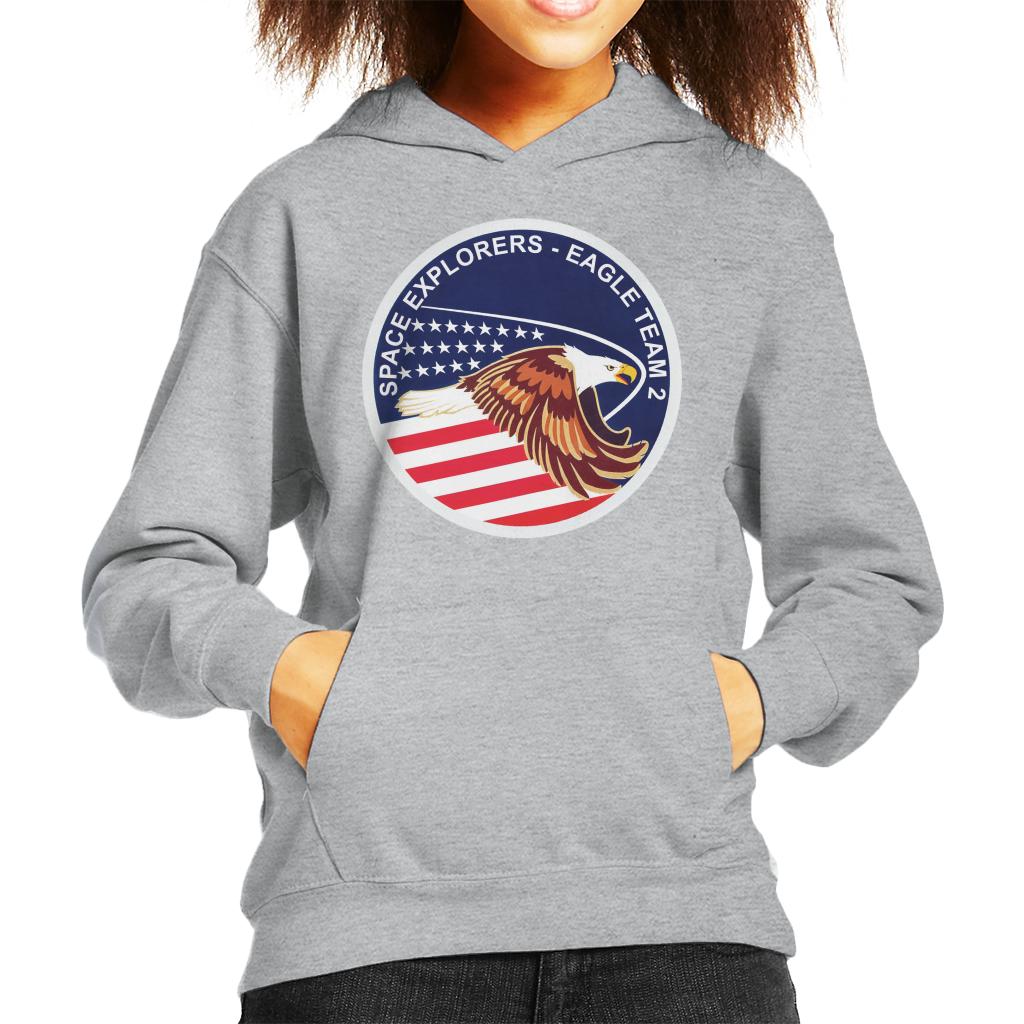 NASA STS 51I Space Shuttle Discovery Mission Patch Kids Hooded Sweatshirt-ALL + EVERY