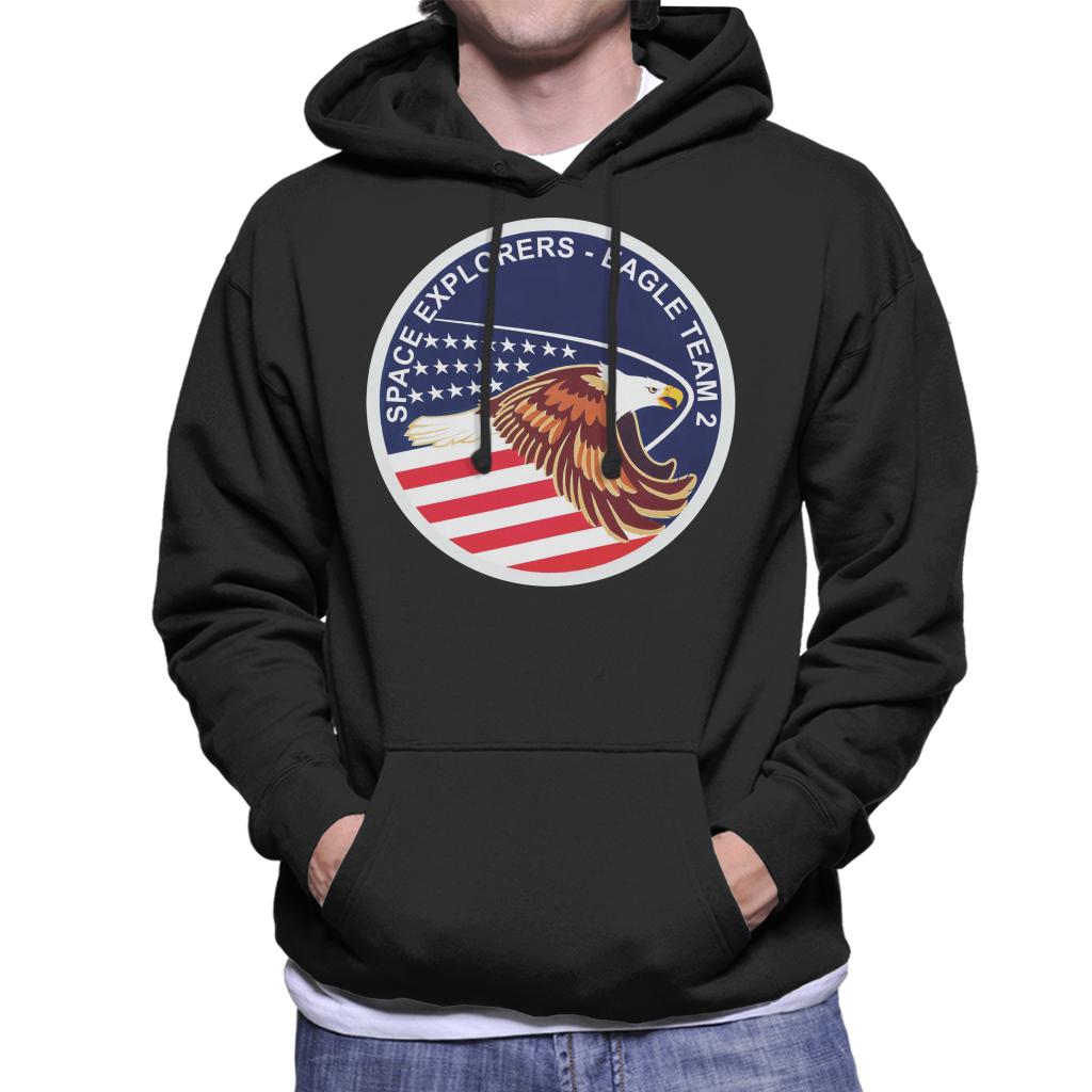 NASA STS 51I Space Shuttle Discovery Mission Patch Men's Hooded Sweatshirt-ALL + EVERY