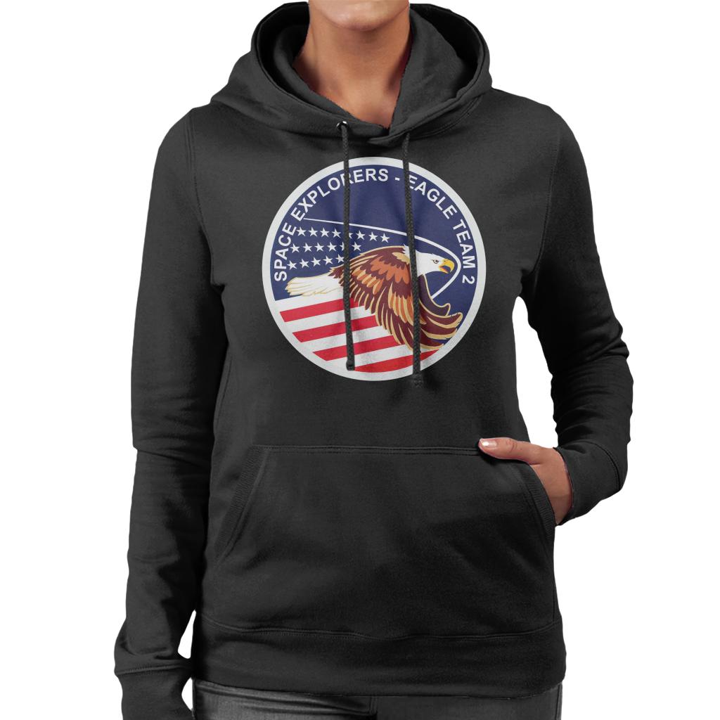 NASA STS 51I Space Shuttle Discovery Mission Patch Women's Hooded Sweatshirt-ALL + EVERY