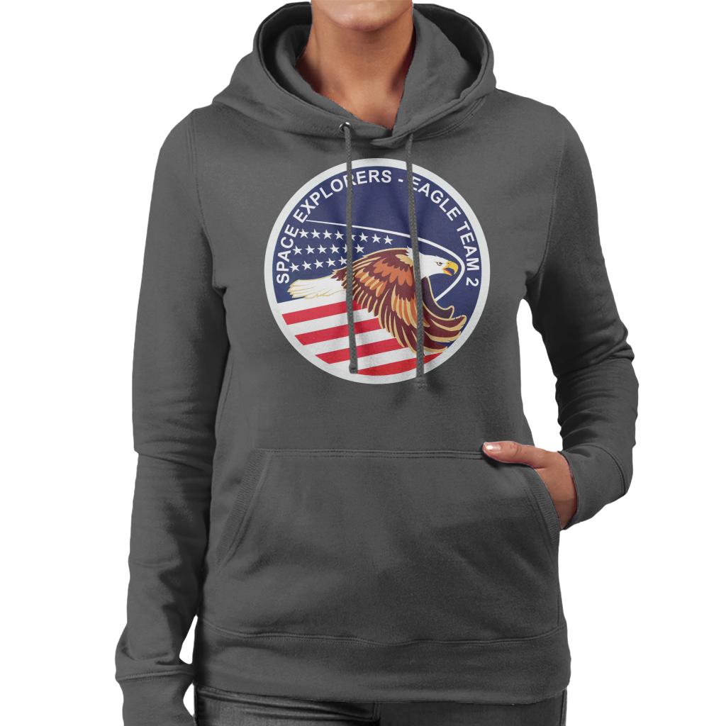 NASA STS 51I Space Shuttle Discovery Mission Patch Women's Hooded Sweatshirt-ALL + EVERY