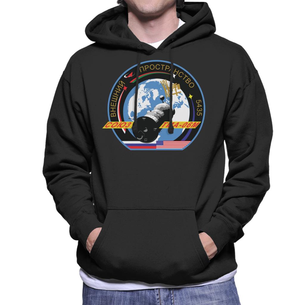 Roscosmos TMA 06M Soyuz Spacecraft Mission Patch Men's Hooded Sweatshirt-ALL + EVERY