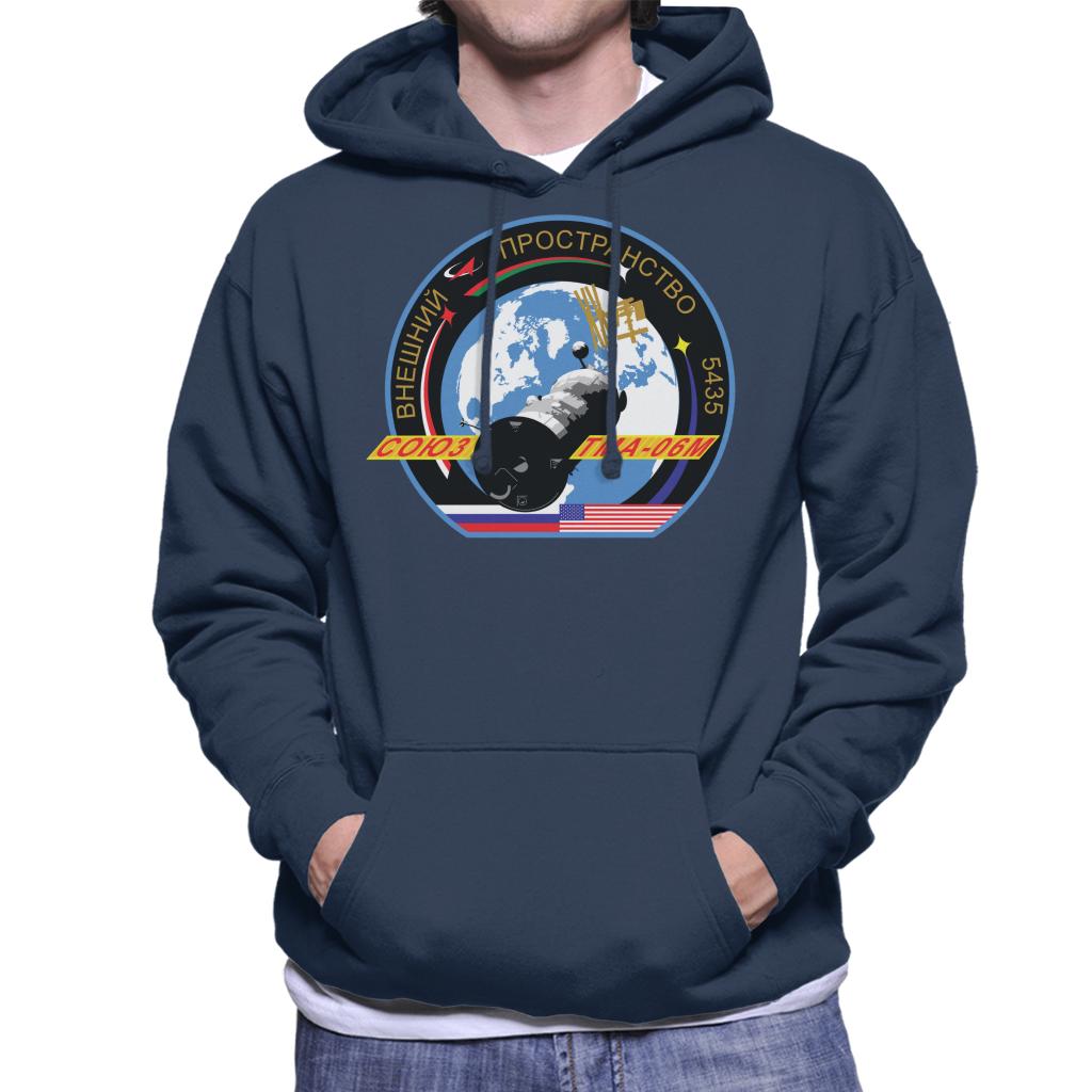 Roscosmos TMA 06M Soyuz Spacecraft Mission Patch Men's Hooded Sweatshirt-ALL + EVERY