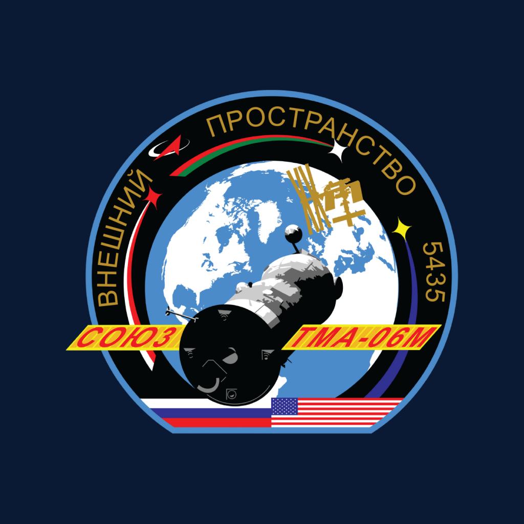 Roscosmos TMA 06M Soyuz Spacecraft Mission Patch Men's Hooded Sweatshirt-ALL + EVERY