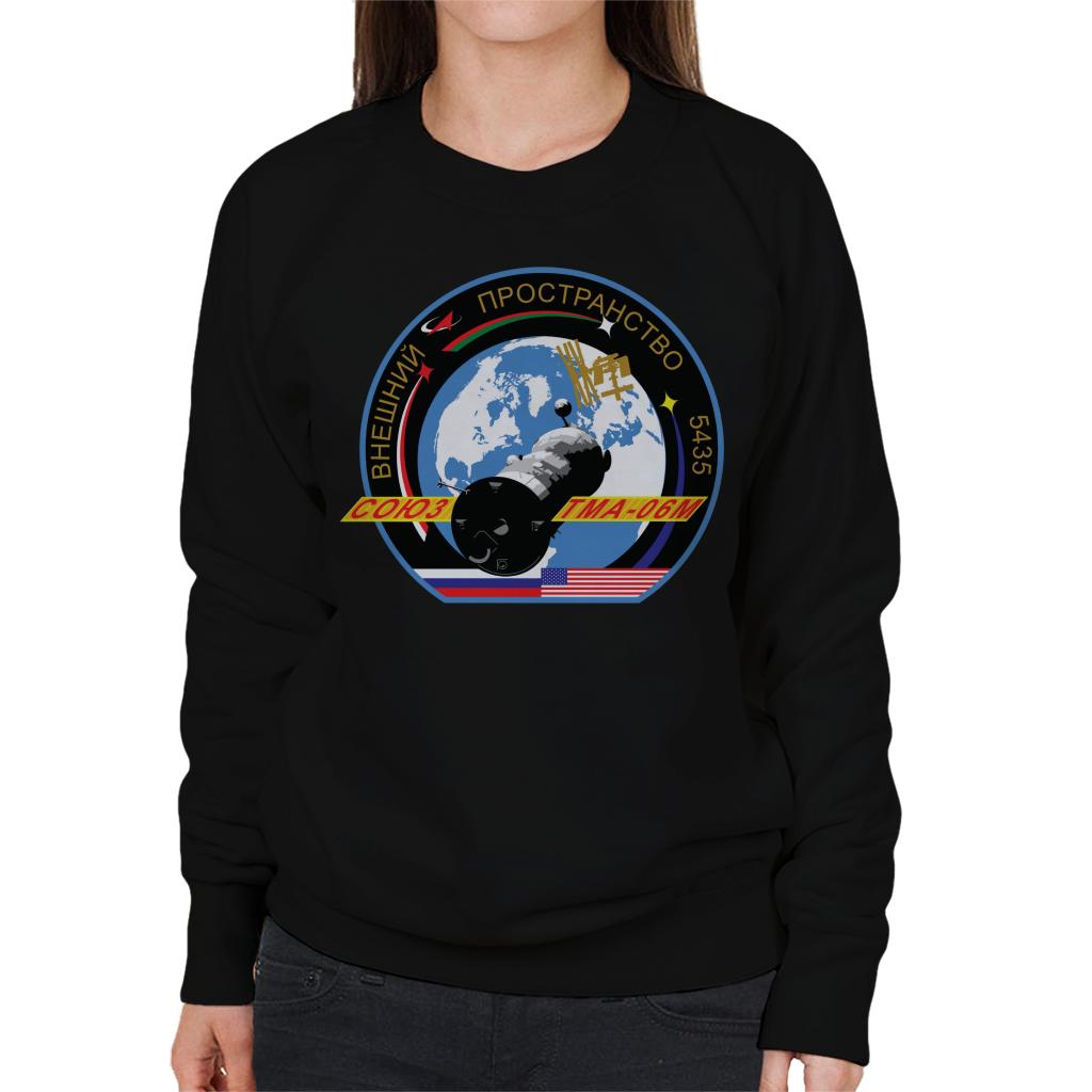 Roscosmos TMA 06M Soyuz Spacecraft Mission Patch Women's Sweatshirt-ALL + EVERY