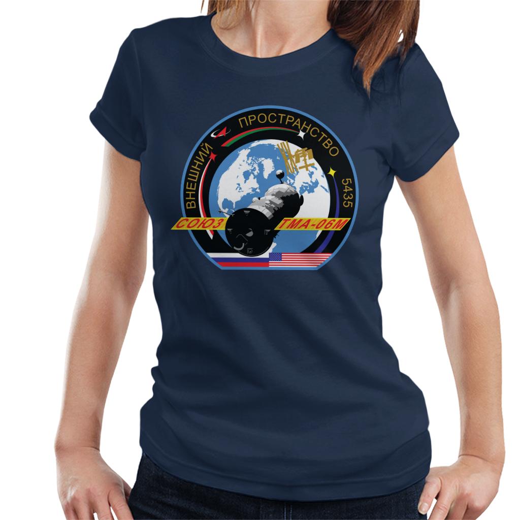 Roscosmos TMA 06M Soyuz Spacecraft Mission Patch Women's T-Shirt-ALL + EVERY