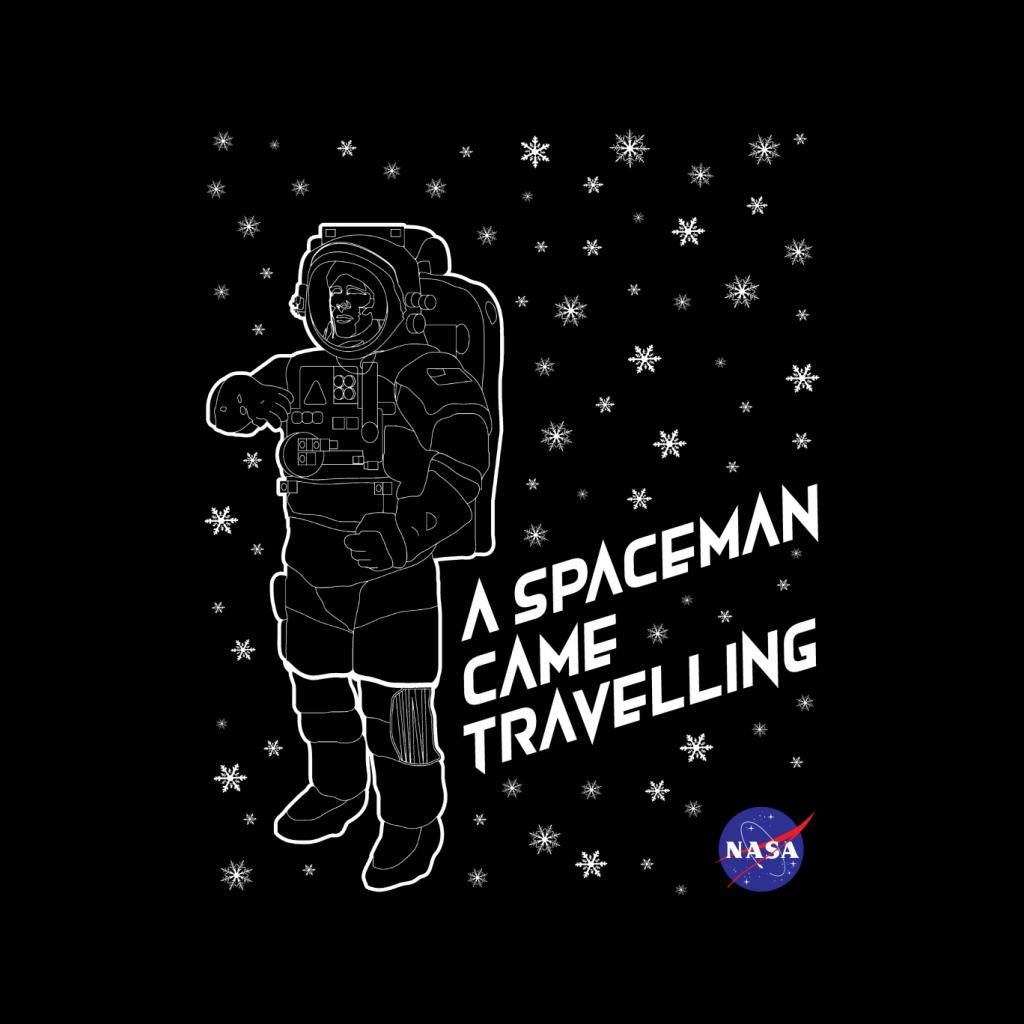 NASA Christmas A Spaceman Came Travelling Kids T-Shirt-ALL + EVERY