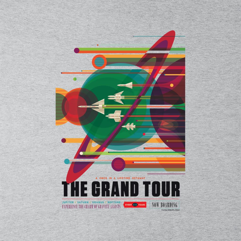 NASA The Grand Tour Interplanetary Travel Poster Women's T-Shirt-ALL + EVERY