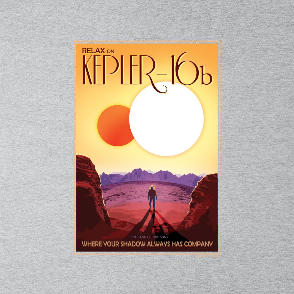 NASA Kelper 16b Interplanetary Travel Poster Women's T-Shirt-ALL + EVERY