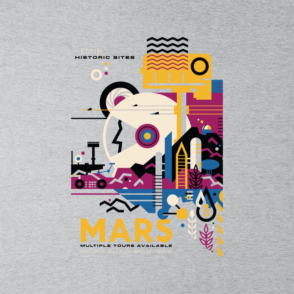 NASA Mars Multiple Tours Interplanetary Travel Poster Women's Hooded Sweatshirt-ALL + EVERY