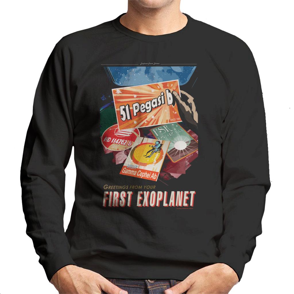 NASA 51 Pegasi b Exoplanet Interplanetary Travel Poster Men's Sweatshirt-ALL + EVERY