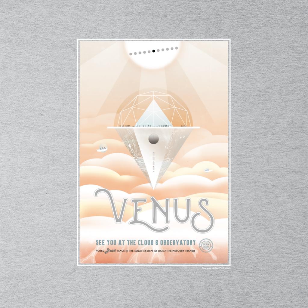 NASA Venus Cloud 9 Interplanetary Travel Poster Women's Sweatshirt-ALL + EVERY