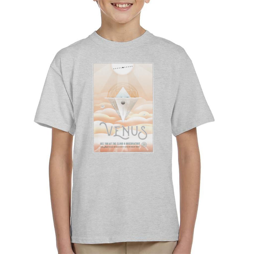 NASA Venus Cloud 9 Interplanetary Travel Poster Kids T-Shirt-ALL + EVERY