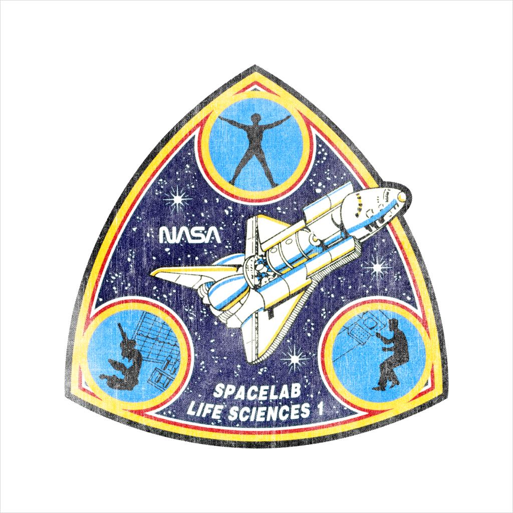 NASA Spacelab Life Sciences 1 Mission Badge Distressed Kids Sweatshirt-ALL + EVERY