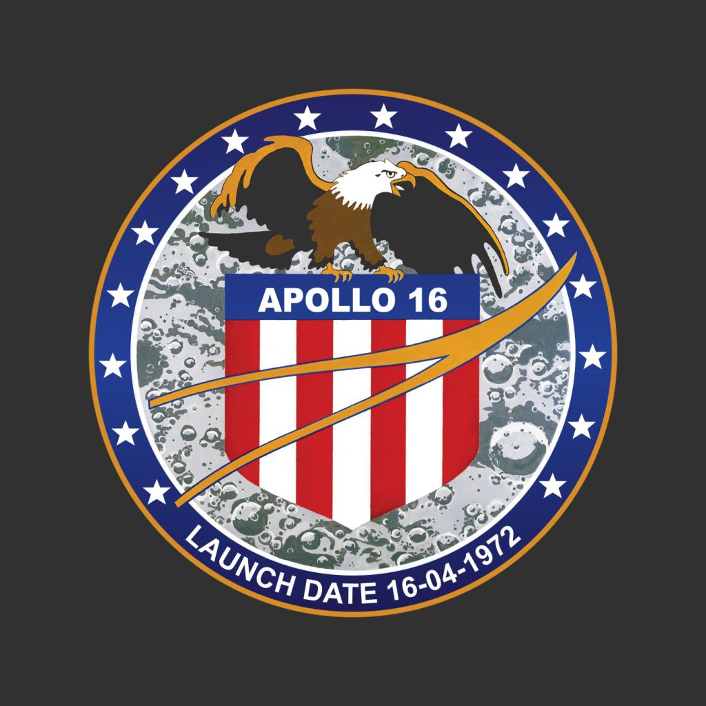 NASA Apollo 16 Mission Badge Men's Sweatshirt-ALL + EVERY