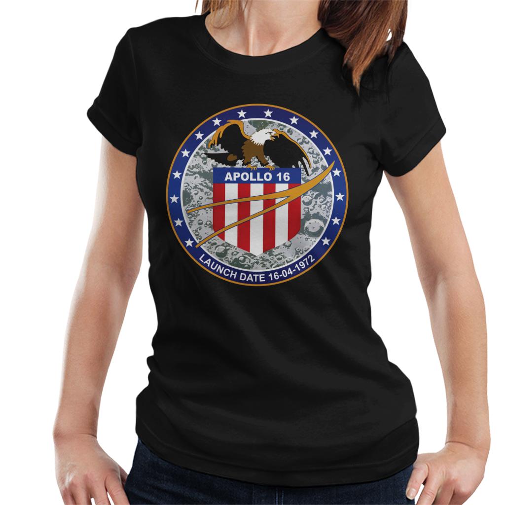 NASA Apollo 16 Mission Badge Women's T-Shirt-ALL + EVERY