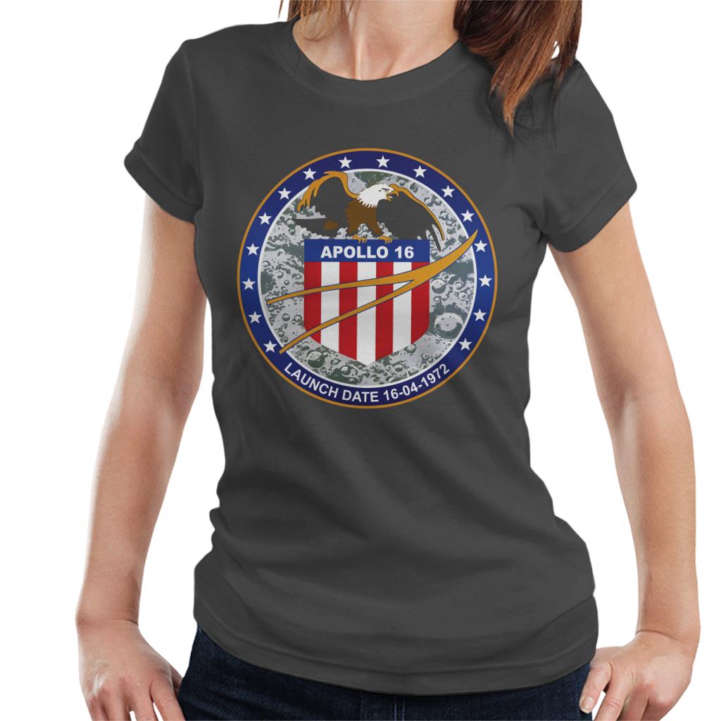 NASA Apollo 16 Mission Badge Women's T-Shirt-ALL + EVERY