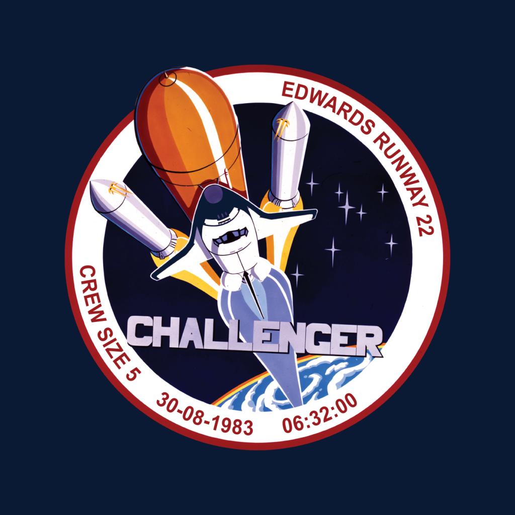 NASA STS 8 Challenger Mission Badge Kids Hooded Sweatshirt-ALL + EVERY