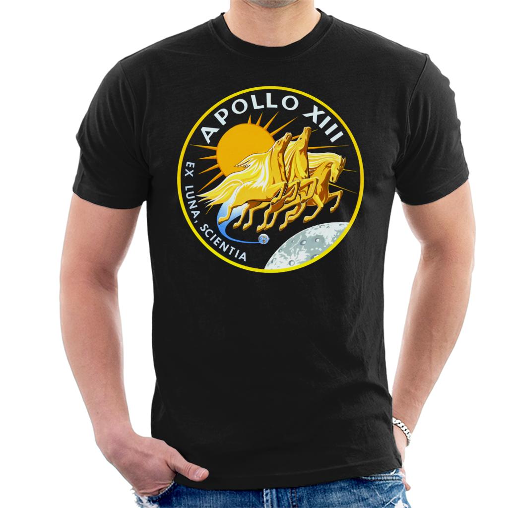 NASA Apollo 13 Mission Badge Men's T-Shirt-ALL + EVERY