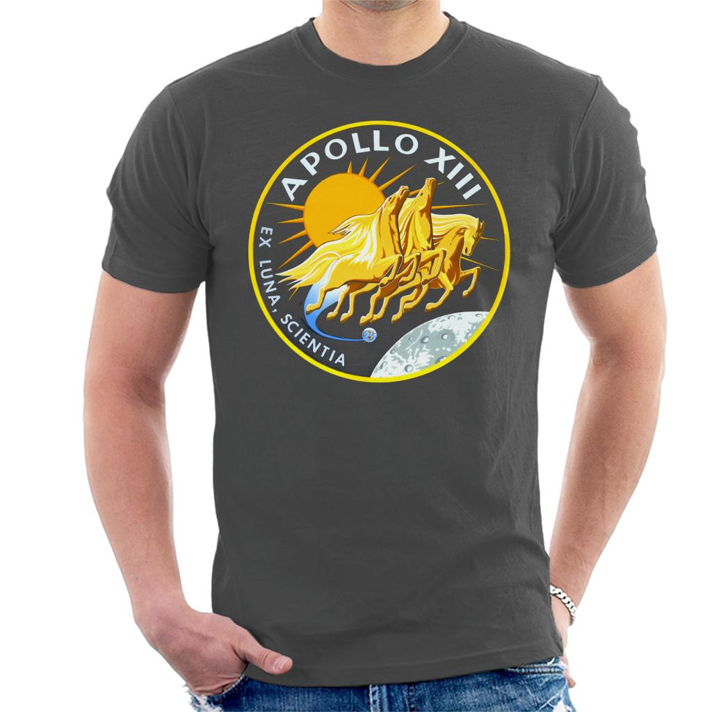 NASA Apollo 13 Mission Badge Men's T-Shirt-ALL + EVERY