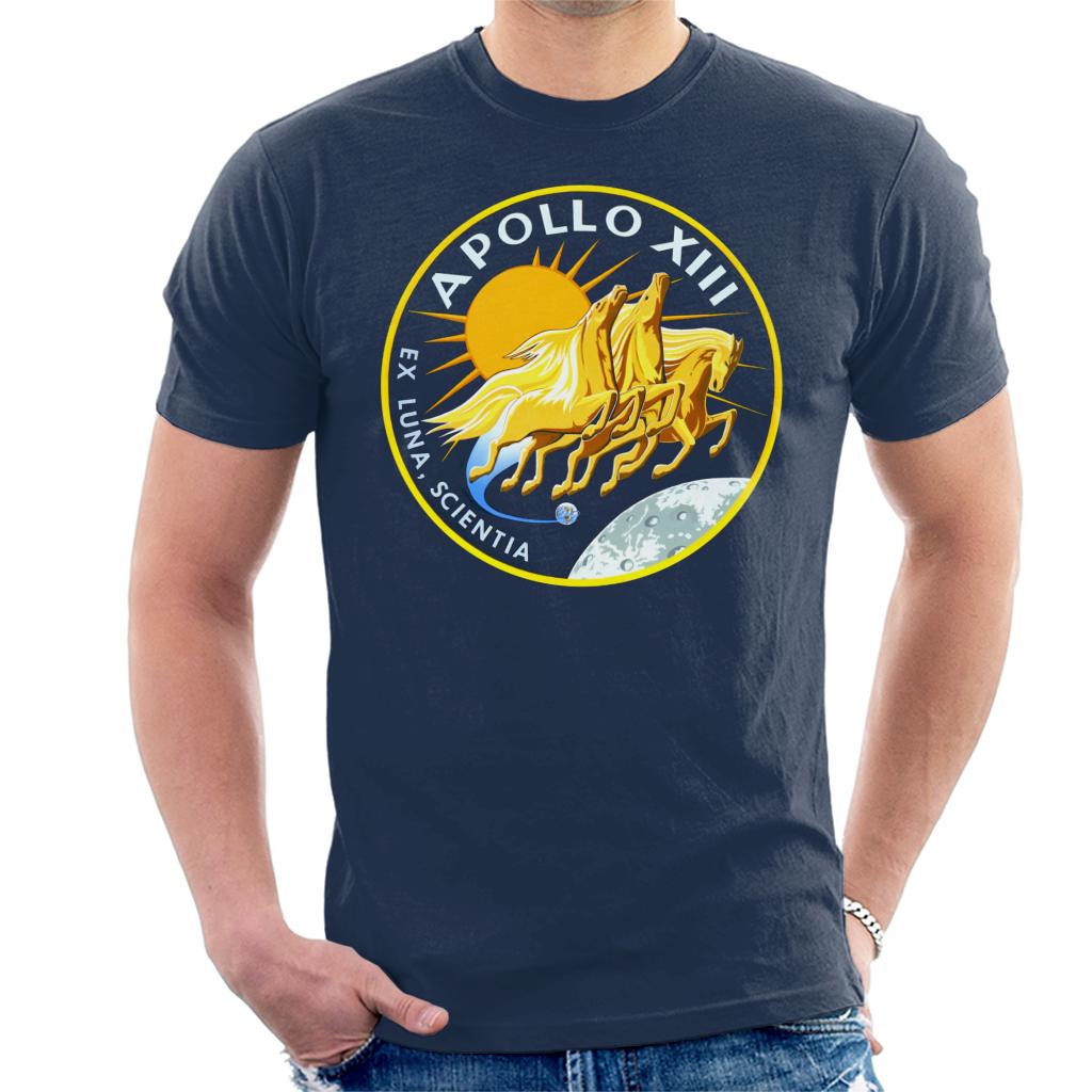 NASA Apollo 13 Mission Badge Men's T-Shirt-ALL + EVERY