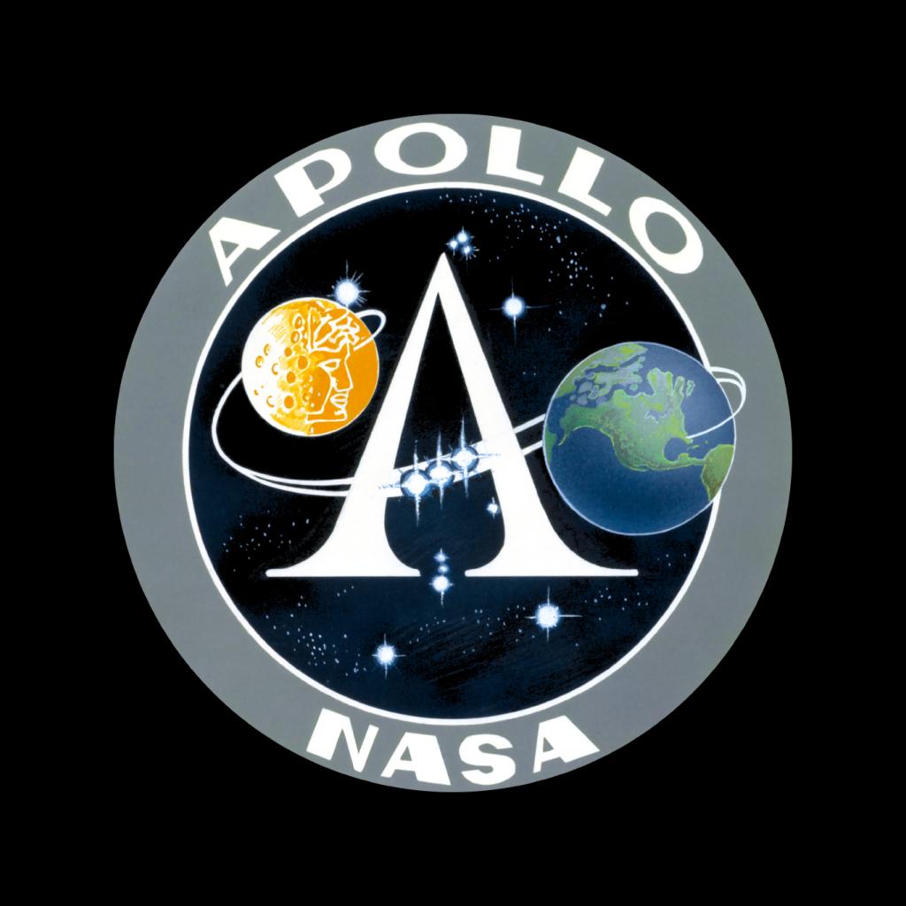 NASA Apollo Program Logo Badge Kids Hooded Sweatshirt-ALL + EVERY