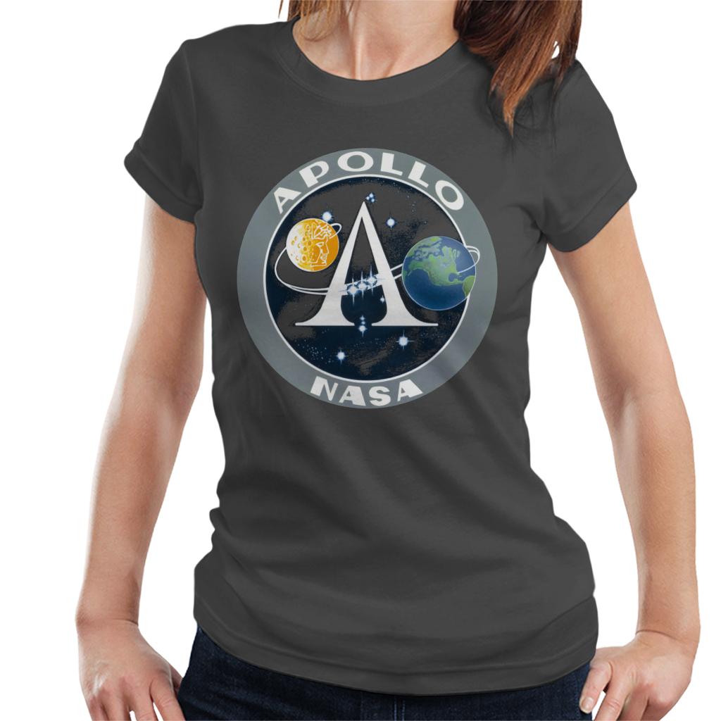 NASA Apollo Program Logo Badge Women's T-Shirt-ALL + EVERY