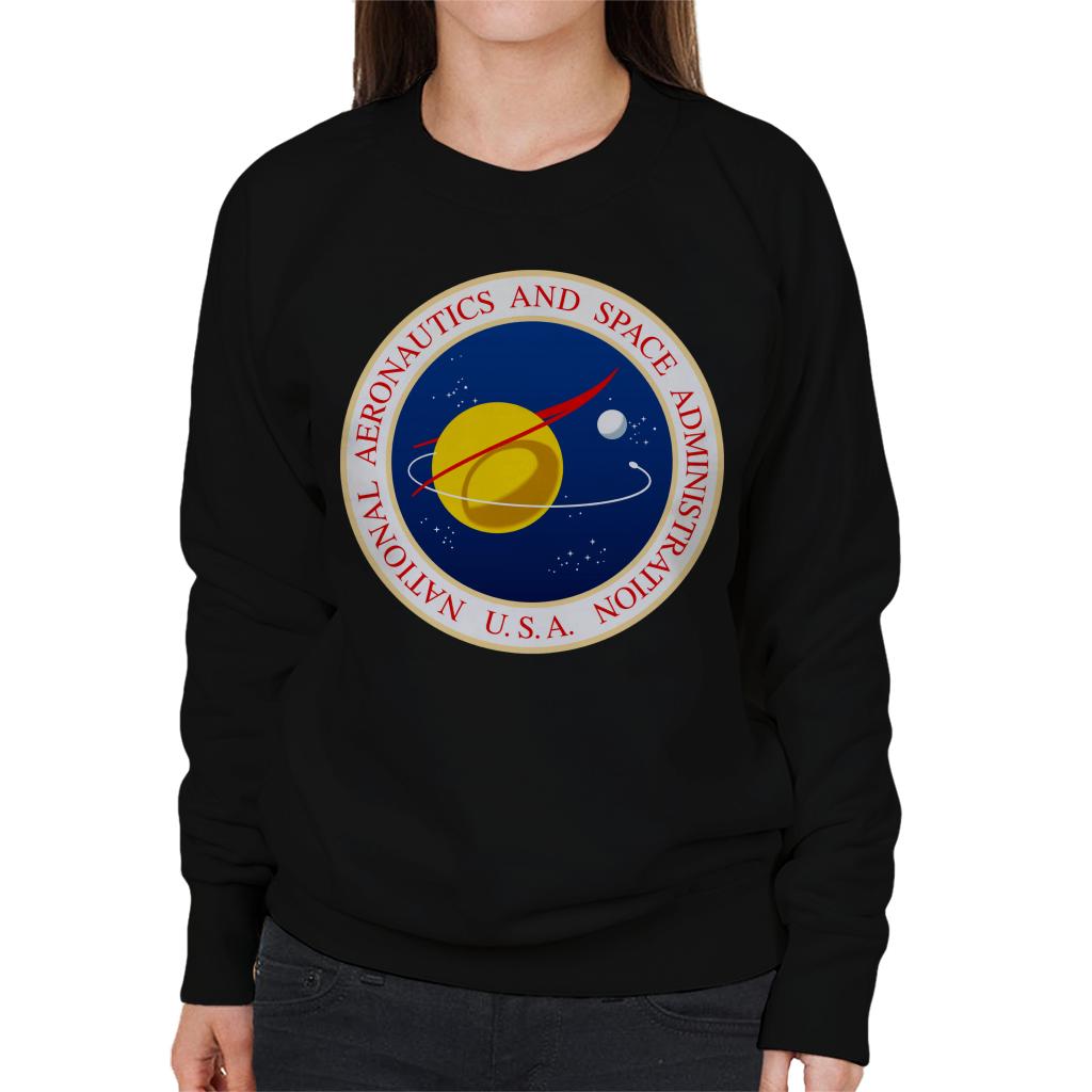 NASA Seal Insignia Women's Sweatshirt-ALL + EVERY