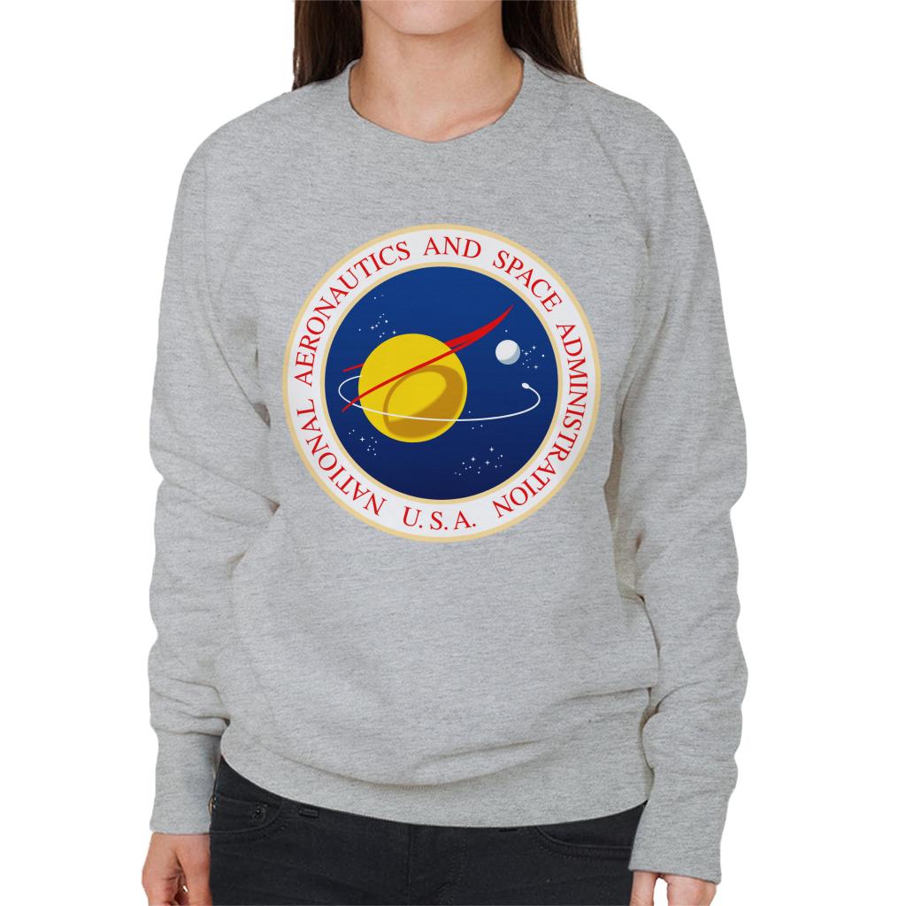 NASA Seal Insignia Women's Sweatshirt-ALL + EVERY