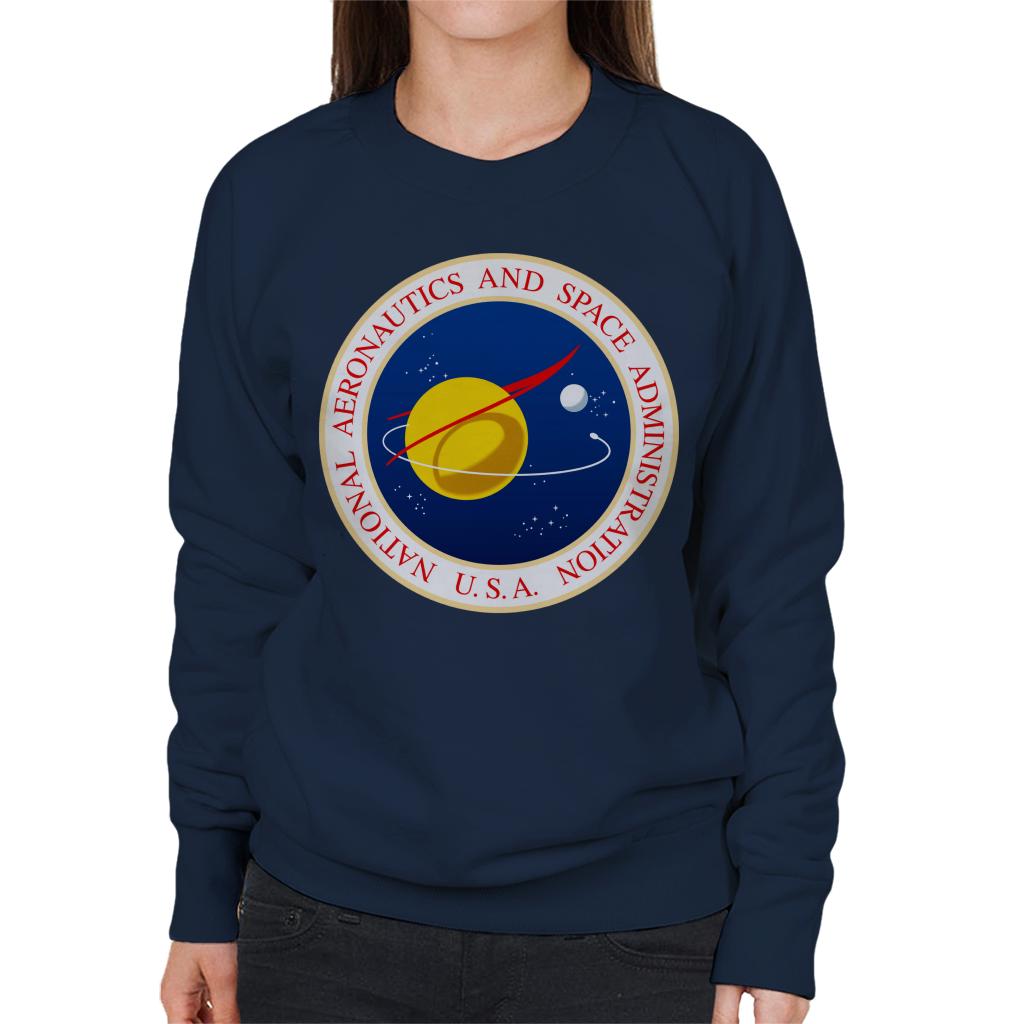 NASA Seal Insignia Women's Sweatshirt-ALL + EVERY