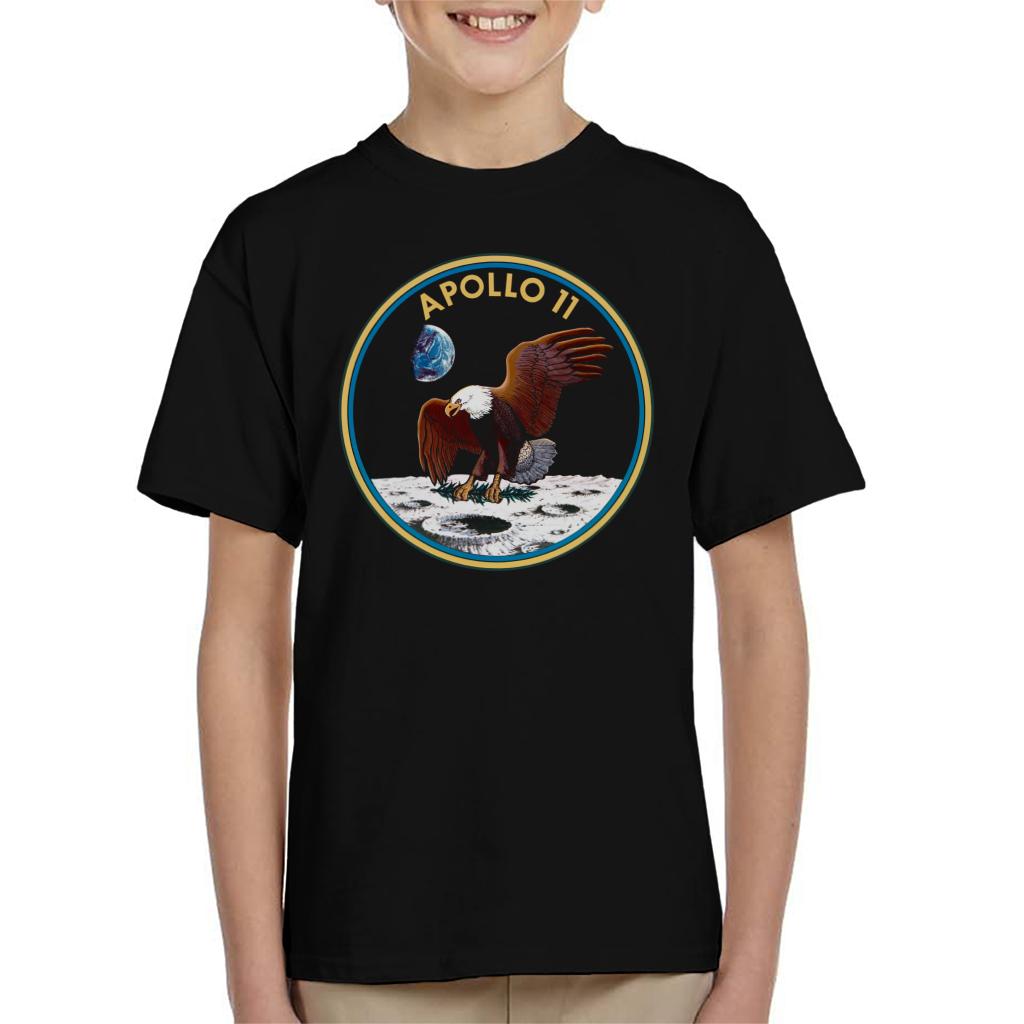 NASA Apollo 11 Mission Badge Kids T-Shirt-ALL + EVERY