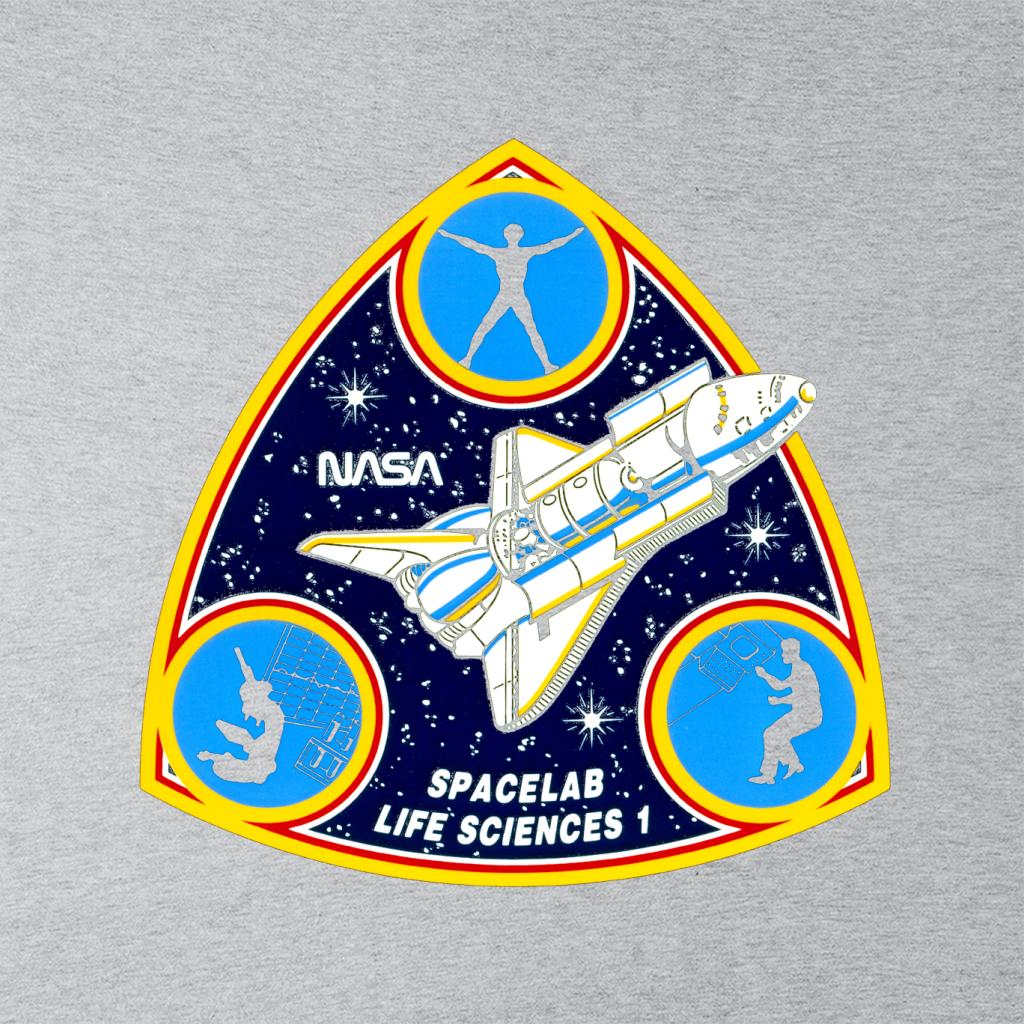 NASA Spacelab Life Sciences 1 Mission Badge Kids T-Shirt-ALL + EVERY