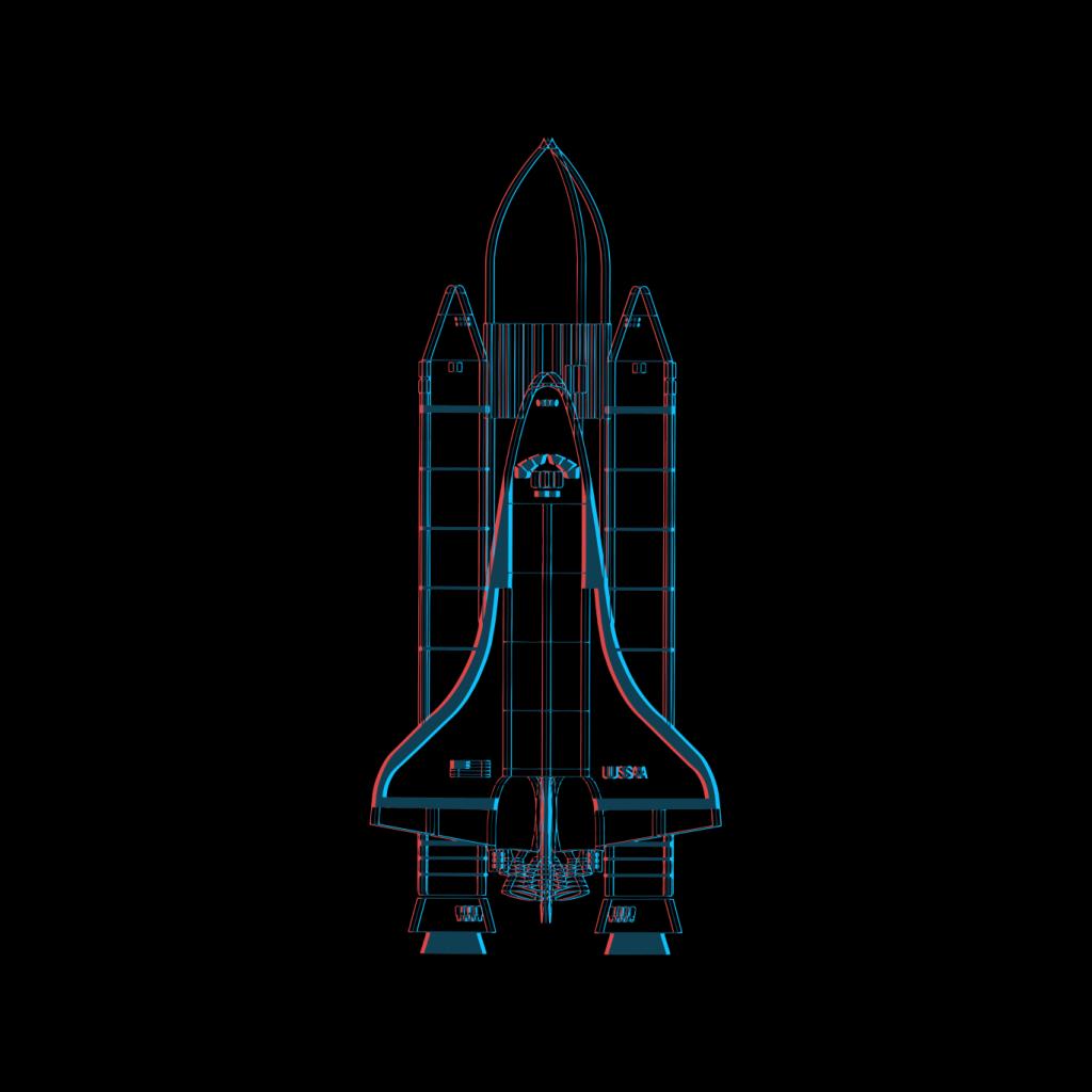 NASA Space Shuttle Enterprise 3D Effect Kid's Sweatshirt-ALL + EVERY