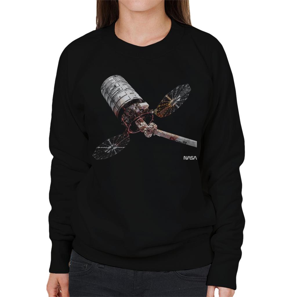 NASA Cygnus Enhanced Cargo Spacecraft Women's Sweatshirt-ALL + EVERY