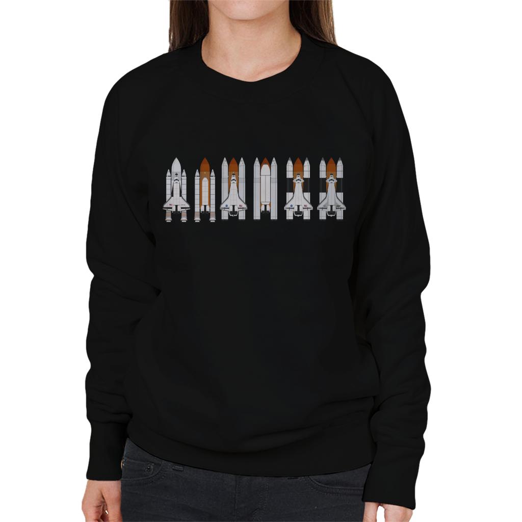 NASA Space Shuttle Program Women's Sweatshirt-ALL + EVERY