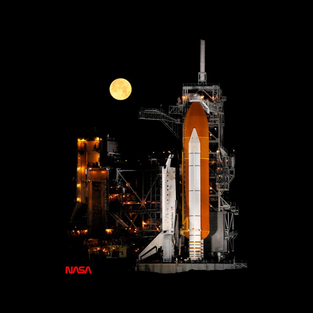 NASA STS 110 Discovery Shuttle At Launch Pad Kid's Sweatshirt-ALL + EVERY