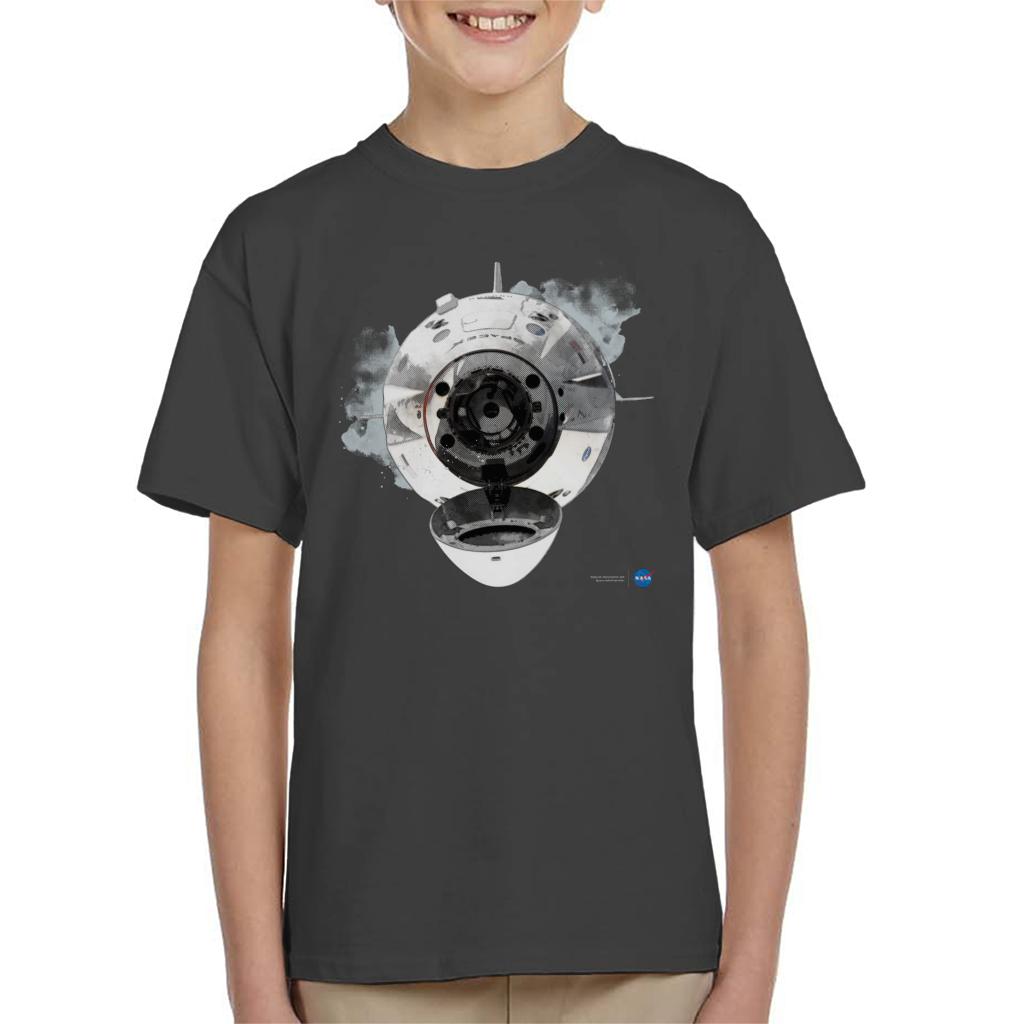 NASA SpaceX Dragon Capsule Docking Kid's T-Shirt-ALL + EVERY