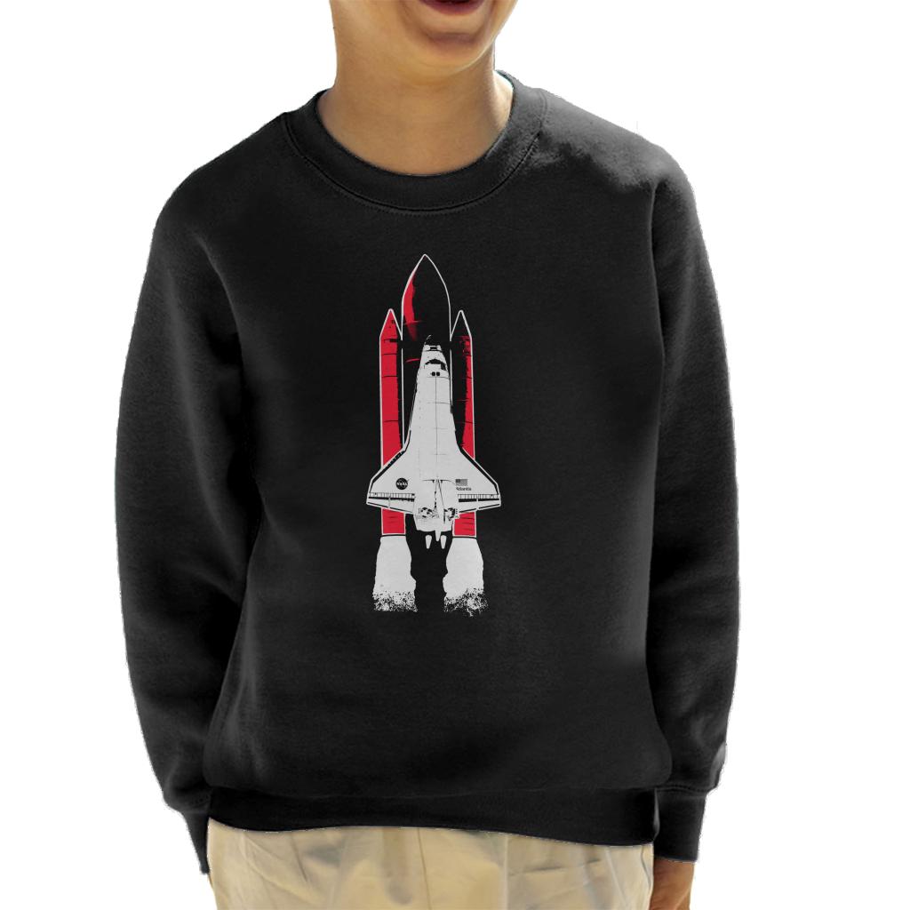 NASA Atlantis Shuttle Launch Kid's Sweatshirt-ALL + EVERY