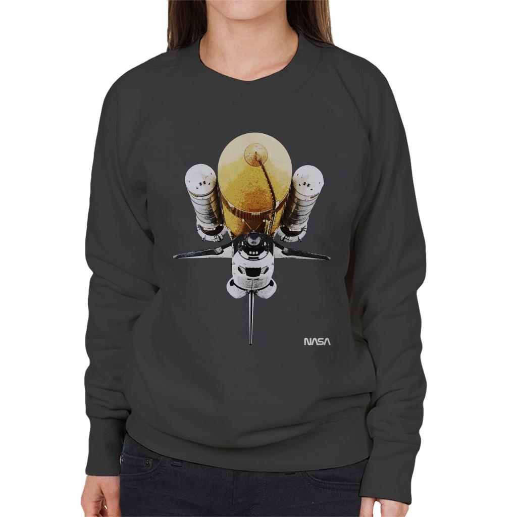 NASA Atlantis Shuttle Vintage Women's Sweatshirt-ALL + EVERY