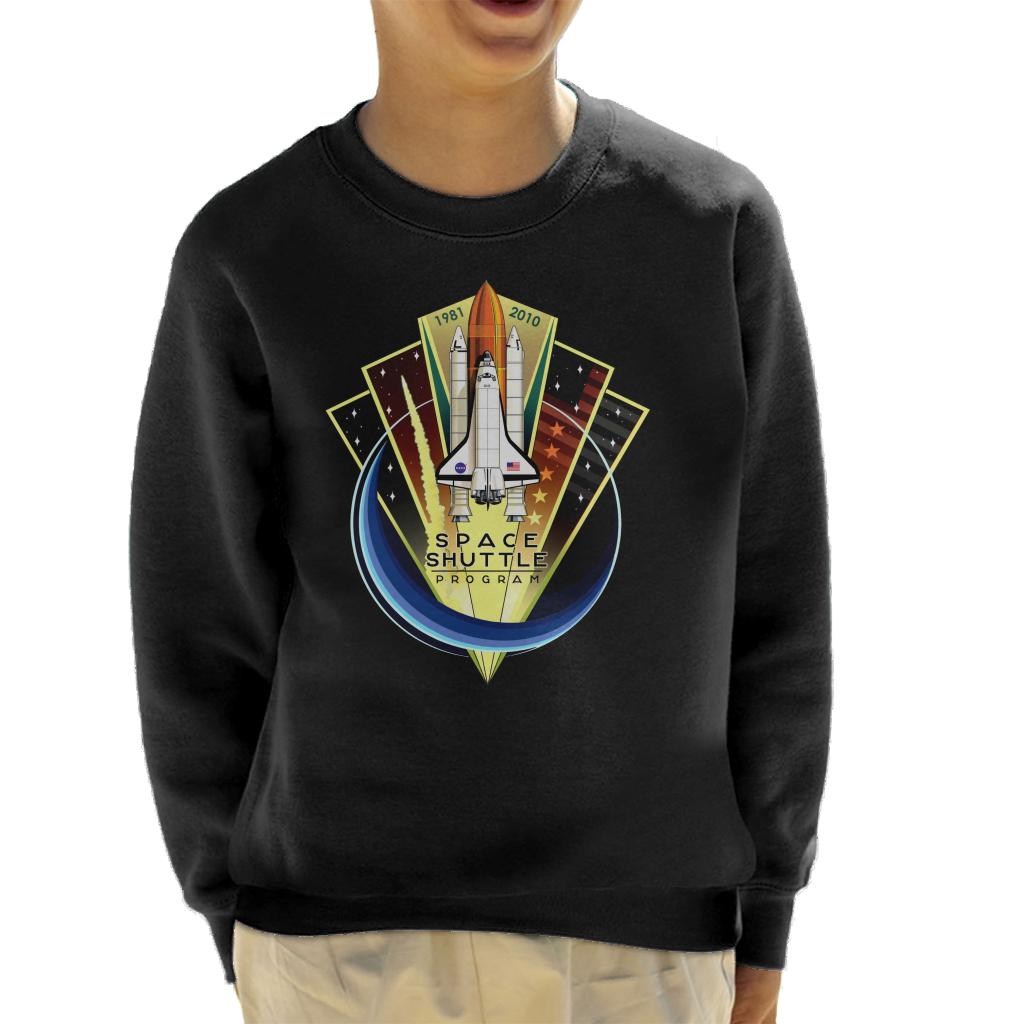 NASA Shuttle Program Commemorative Emblem Kid's Sweatshirt-ALL + EVERY
