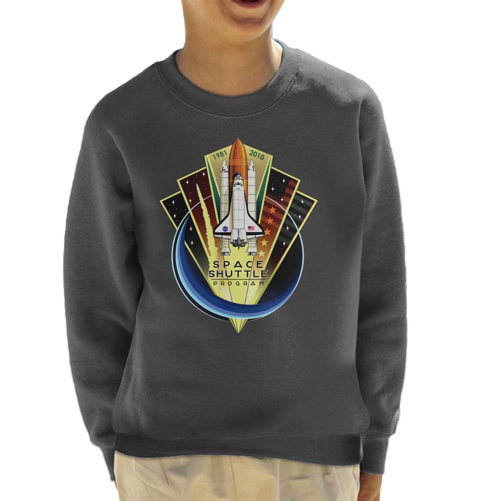 NASA Shuttle Program Commemorative Emblem Kid's Sweatshirt-ALL + EVERY