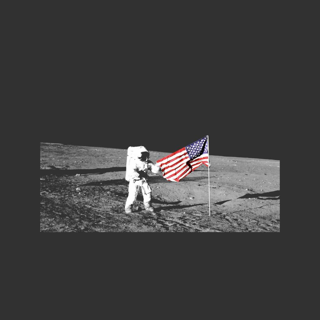 NASA Moon Landing Flag Men's Sweatshirt-ALL + EVERY