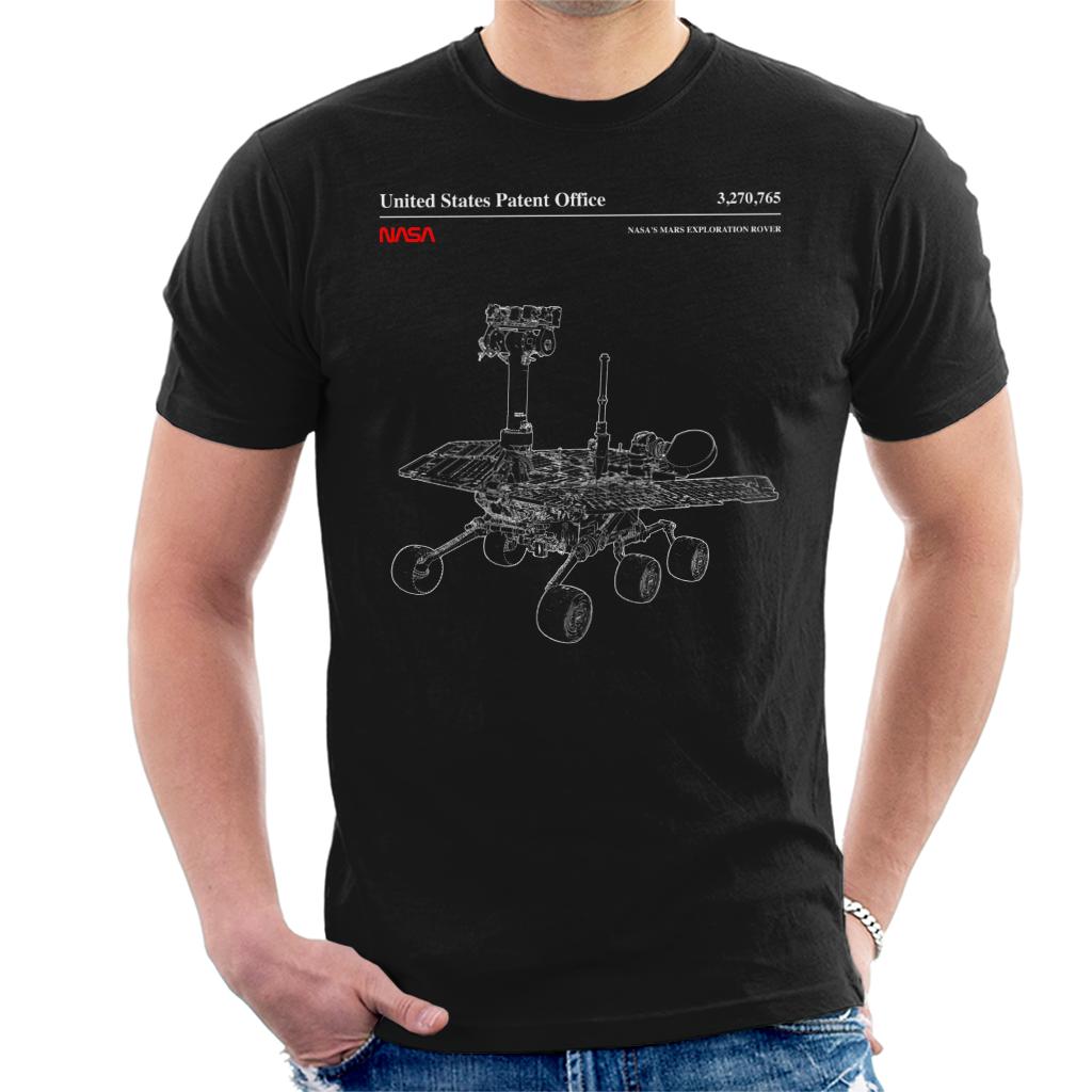 NASA Mars Exploration Rover Schematic Men's T-Shirt-ALL + EVERY