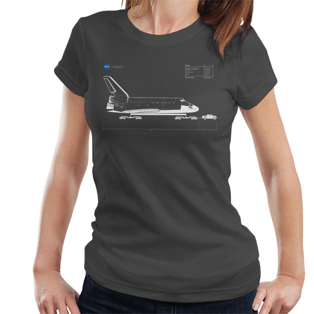 NASA Space Shuttle Weight Diagnostic Women's T-Shirt-ALL + EVERY