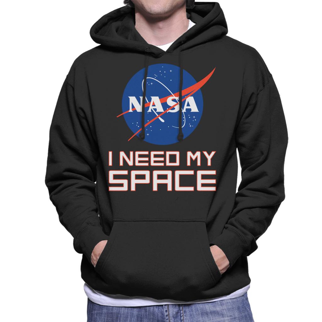 NASA I Need My Space Men's Hooded Sweatshirt-ALL + EVERY