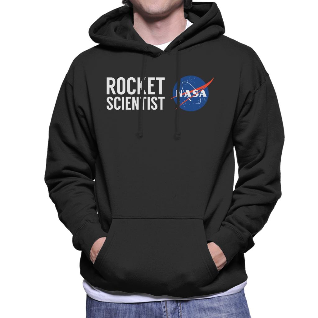 NASA Rocket Scientist Men's Hooded Sweatshirt-ALL + EVERY